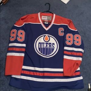 Stitched Wayne Kretzky Oilers Jersey